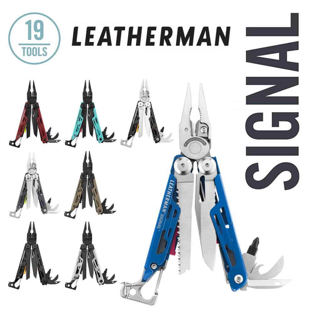 Leatherwork Machine - LEATHERMAN-sygnałowy Multitool kempingowy z młotkiem i