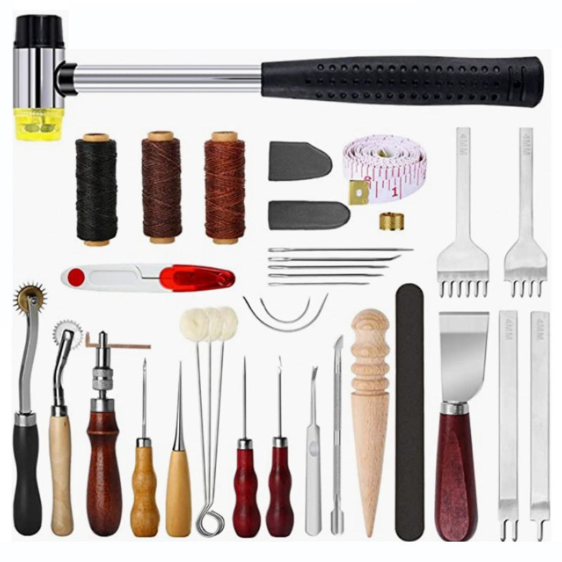 Groover Stitching Tool - Profesjonalny zestaw narzędzi do obróbki skóry,